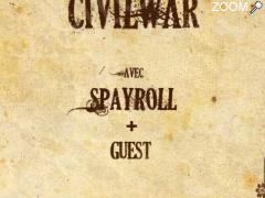 Foto CIVIL WAR + SPAYROLL + GUEST