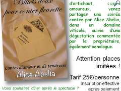 picture of SOIREE CONTEE "Billets doux pour conter fleurette"