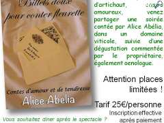 photo de SOIREE CONTEE "Billets doux pour conter fleurette"