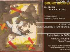 photo de BRUNO MONTEIL EXPOSITION PEINTURES CONTEMPORAINES SAINT-AMBROIX 30500